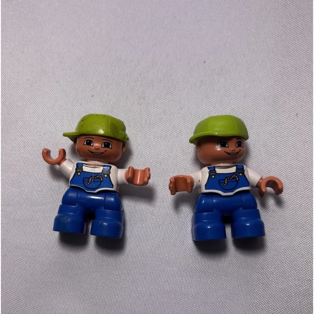 Lego Duplo Caravan 5655 Complete set Car Camper, Farmers, Construction Workers‎